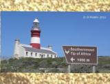 Leuchtturm beim Cape Agulhas